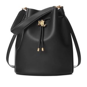 Andie Leather Large Drawstring Bag